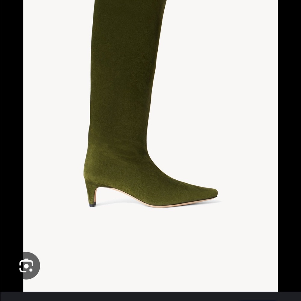 Staud Wally olive suede knee high boot - Picture 5 of 6